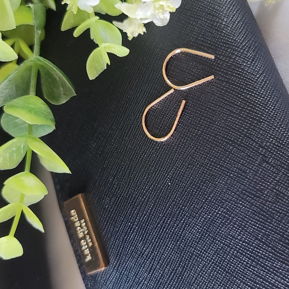 Rose Gold Modern Earrings